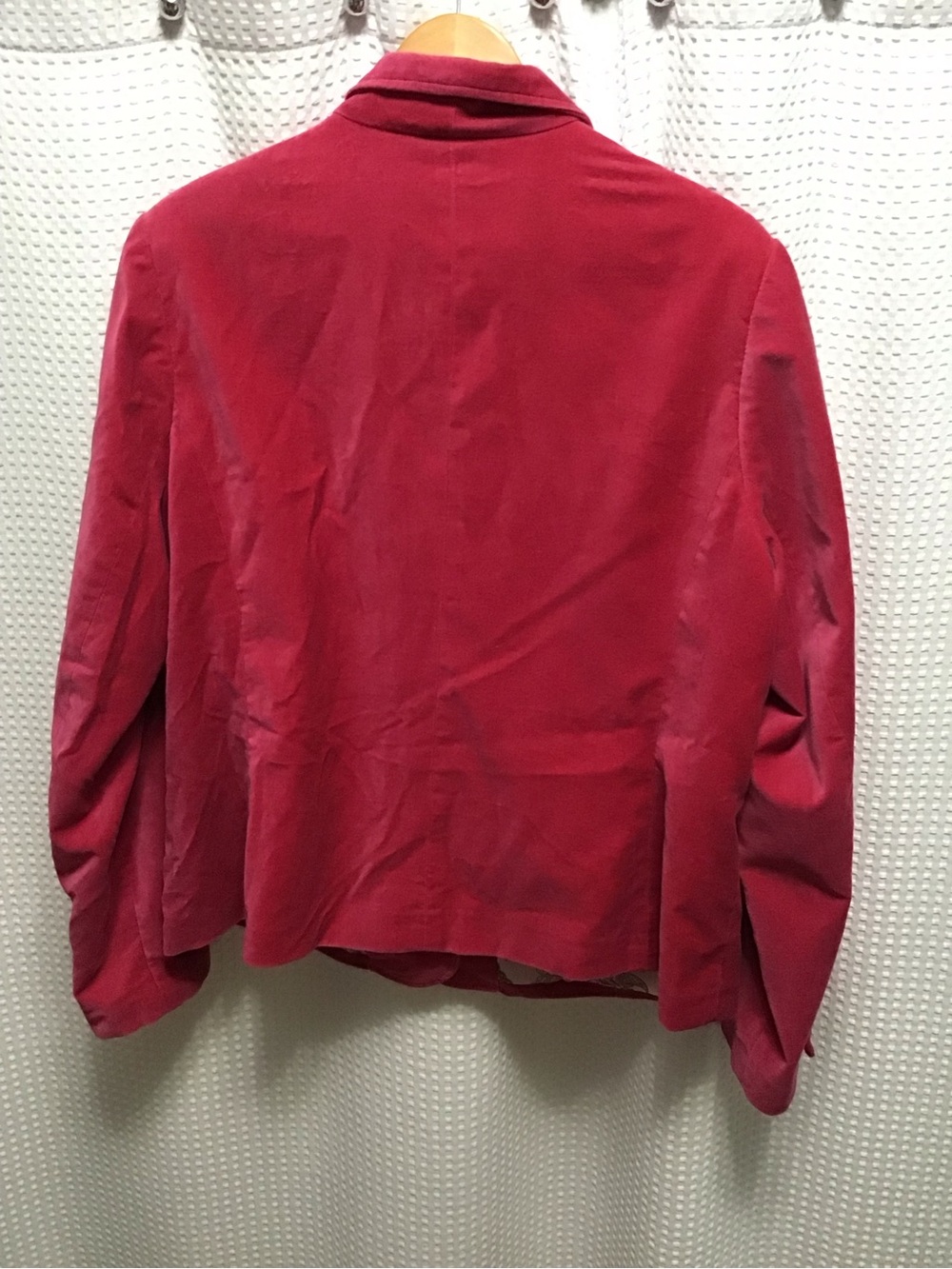 Old Navy Raspberry Velvet Blazer - Picture 5 of 5